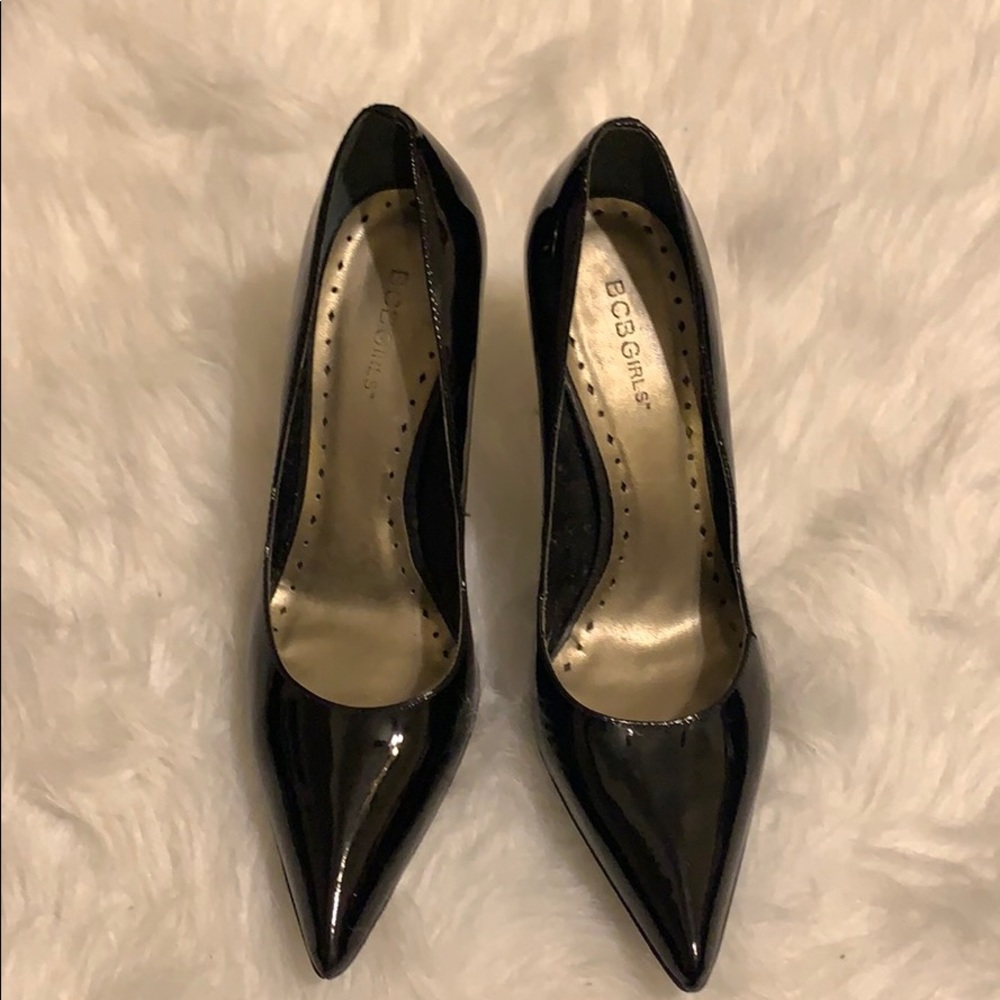 BCBGirls Black Patent Leather Heels - Picture 2 of 8